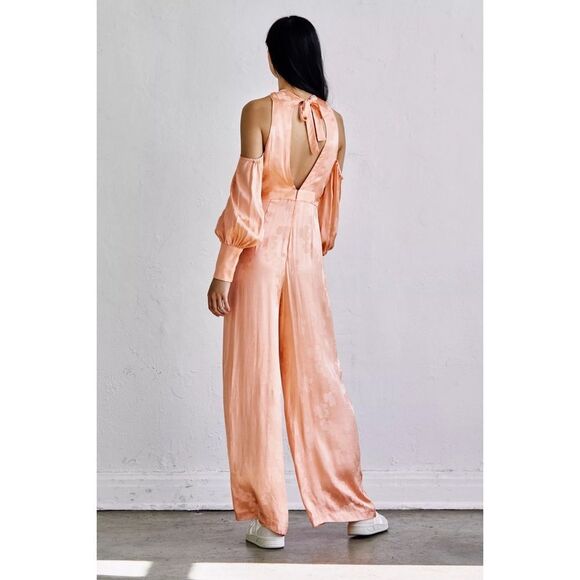 Free People x alice McCall Memory Lane Halter Cold Shoulder Jumpsuit $450 - Picture 4 of 9